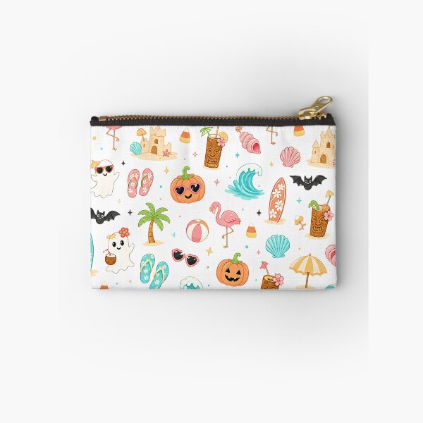 Item preview, Cute Tropical Summerween Halloween Pattern designed and sold by Storybook Botanica.