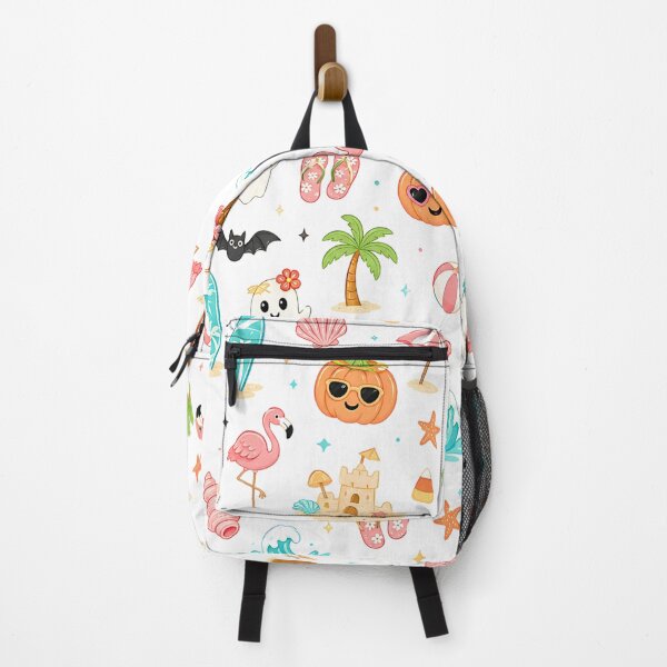 Item preview, Cute Tropical Summerween Halloween Pattern designed and sold by Storybook Botanica.
