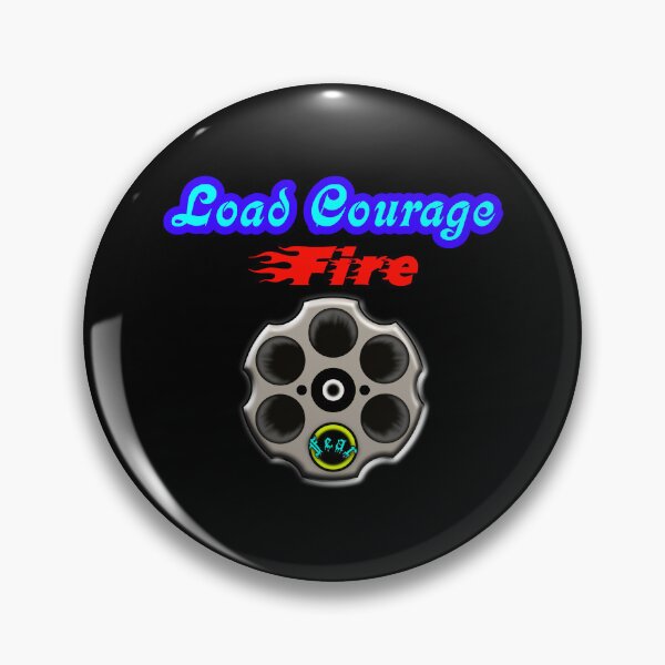 Item preview, Load Courage, Fire Fear. Motivational Typography Design. designed and sold by T2T-ees.