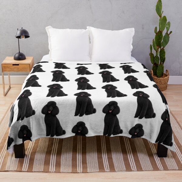 Item preview, Standard Poodle Dog Black designed and sold by BackgroundND.