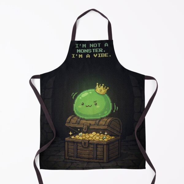 Item preview, I'm Not a Monster I'm a Vibe Funny Slime Pixel Art designed and sold by Arobinoz.
