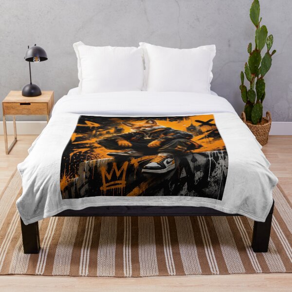 Item preview, Urban Fox King | Premium Street Art Animal Graphic Design designed and sold by SupernovaNote.