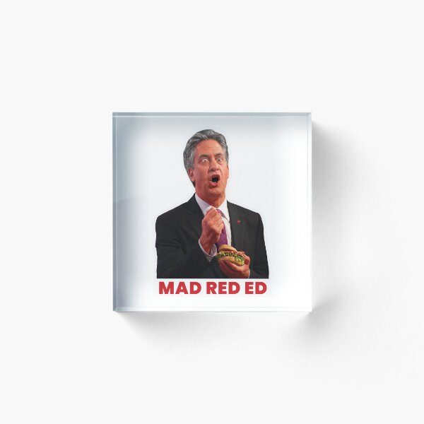 Item preview, Ed Miliband - Mad Red Ed - Bacon Edition designed and sold by DoomLoopDesigns.