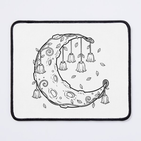 Item preview, Mystic Forest Moon with Hanging Flowers designed and sold by ArtPer-design.