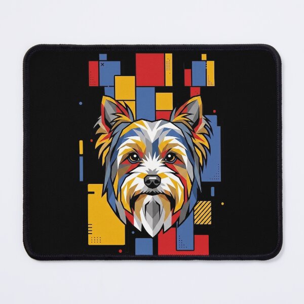 Item preview, Funny Biewer Terrier Colorful Blocks Geometric Art Mom Dad Kids designed and sold by FurryHavenPH.