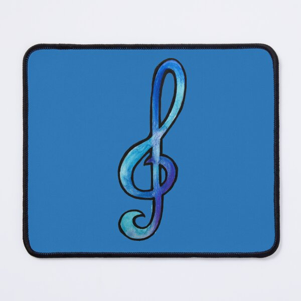 Item preview, Blue Treble Clef designed and sold by lacychenault.