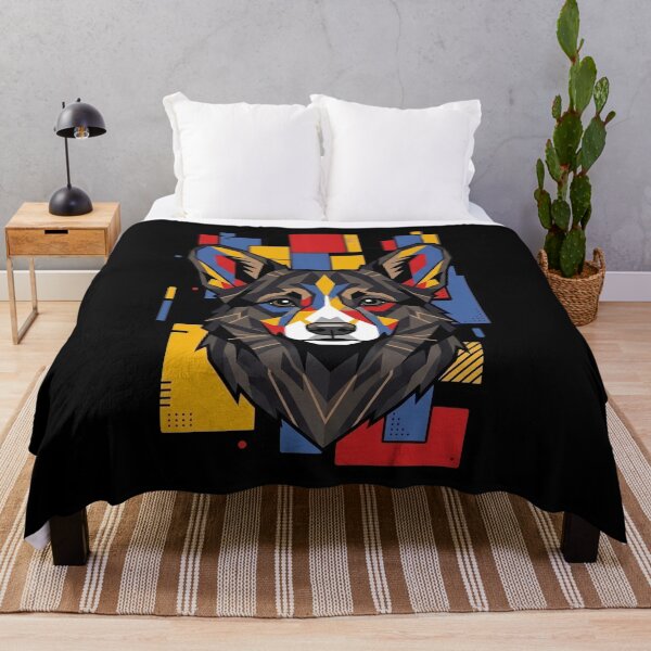 Item preview, Funny Black Brindle Corgi Colorful Blocks Geometric Art Mom Dad Kids designed and sold by FurryHavenPH.