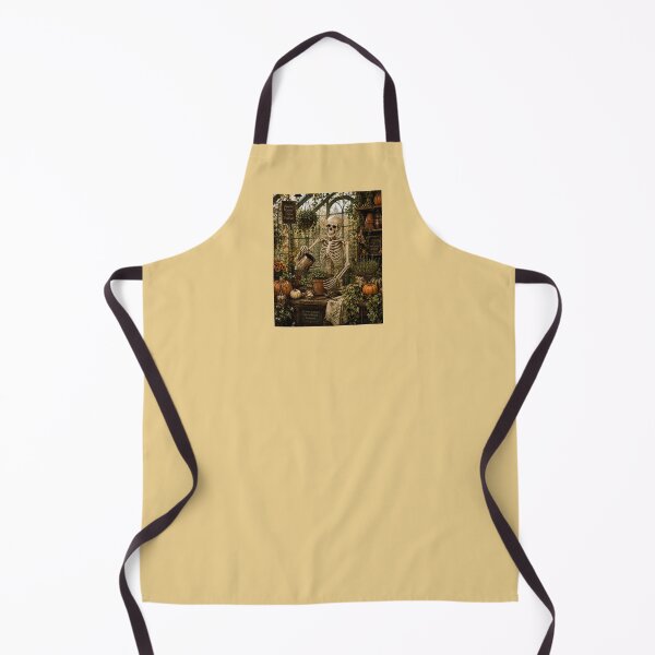 Item preview, The Greenhouse Keeper — Cozy Halloween Skeleton Gardener designed and sold by Novel Works Studio.