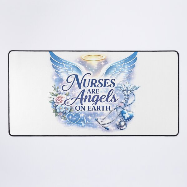 Item preview, Nurses Are Angels On Earth designed and sold by Johnny Furlotte.
