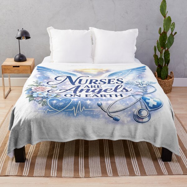 Item preview, Nurses Are Angels On Earth designed and sold by Johnny Furlotte.