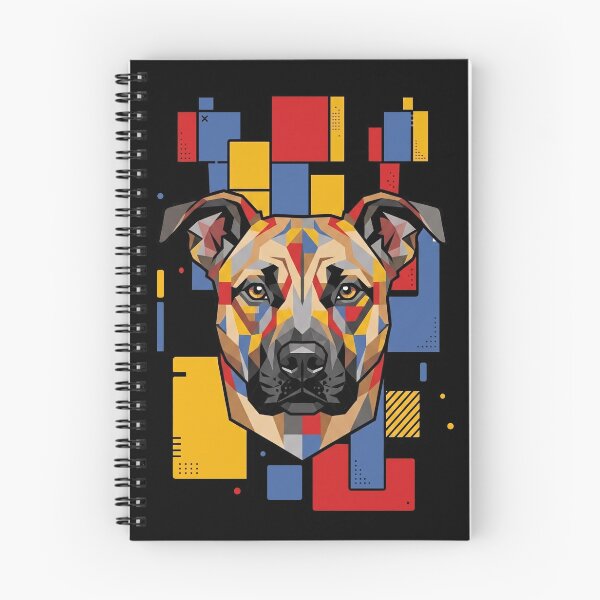 Item preview, Funny Black Mouth Cur Colorful Blocks Geometric Art Mom Dad Kids designed and sold by FurryHavenPH.