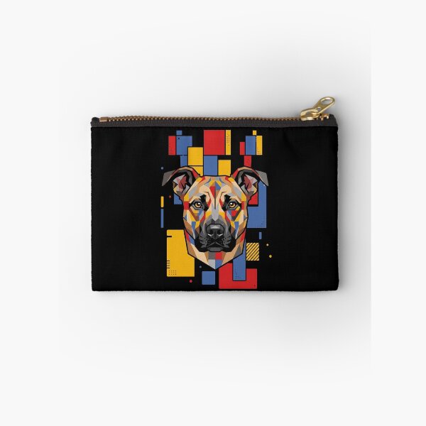 Item preview, Funny Black Mouth Cur Colorful Blocks Geometric Art Mom Dad Kids designed and sold by FurryHavenPH.