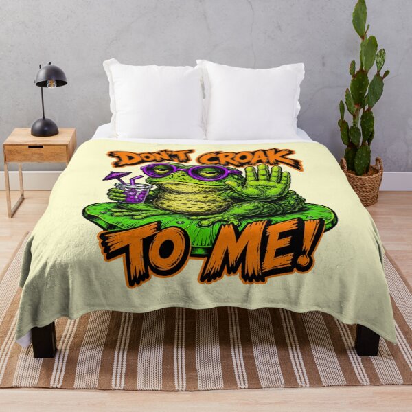 Item preview, Don’t Croak To Me Funny Sarcastic Toad Pun Neon Pop Art designed and sold by Anyshca.