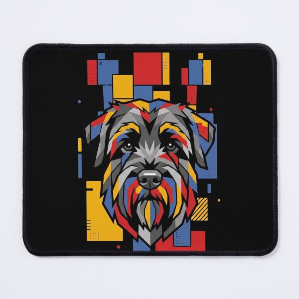 Item preview, Funny Black Russian Terrier Colorful Blocks Geometric Art Mom Dad Kids designed and sold by FurryHavenPH.