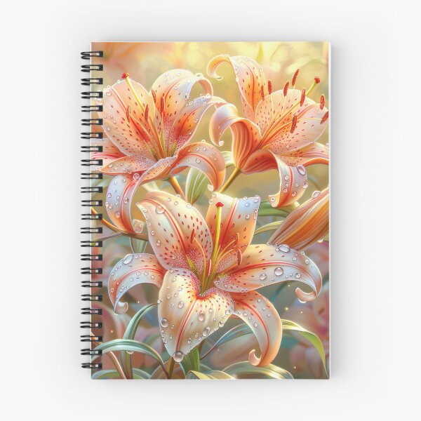 Item preview, Lily Flowers Art – Elegant Botanical Floral Garden Art designed and sold by MargaretWiktor.