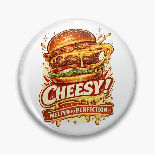 Item preview, Cheesy Melted To Perfection: Melted Cheese Dripping Burger designed and sold by irfanshikh.