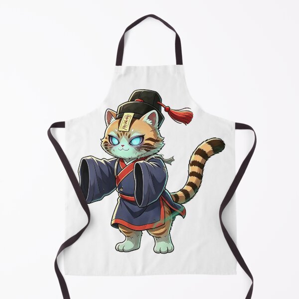 Item preview, The Hopping Necromancer - Cute Felis Nigripes Jiangshi Warrior designed and sold by ABYSSLAB.