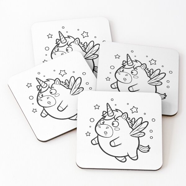 Item preview, Cute Flying Unicorn designed and sold by ArtPer-design.