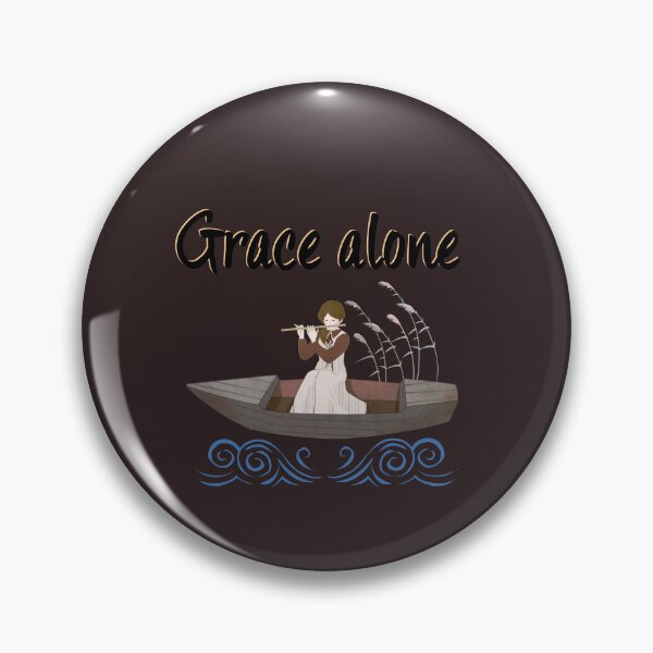 Item preview, Grace Alone Modern Christian Apparel Quote designed and sold by NinaVerse.