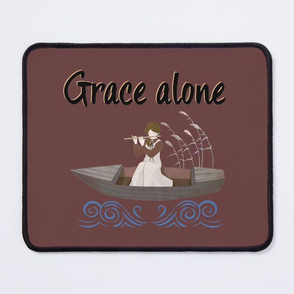 Item preview, Grace Alone Modern Christian Apparel Quote designed and sold by NinaVerse.