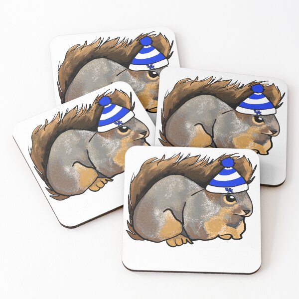 Item preview, Squirrel in a University of Kentucky Hat designed and sold by Chaotic-Koala.