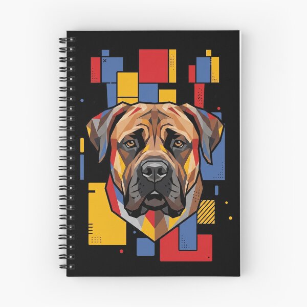 Item preview, Funny Boerboel Colorful Blocks Geometric Art Mom Dad Kids designed and sold by FurryHavenPH.