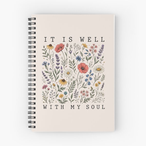 Item preview, It Is Well With My Soul, Floral Christian, Religious Mom, Faith Woman, Bible Verse, Cute Christian, Church designed and sold by Sprinkle12345.