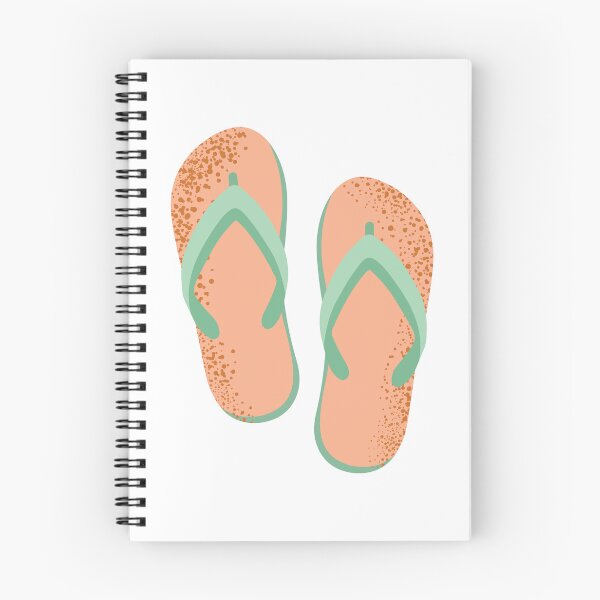 Item preview, Striped Flip Flops Summer Illustration designed and sold by BetweenForms.