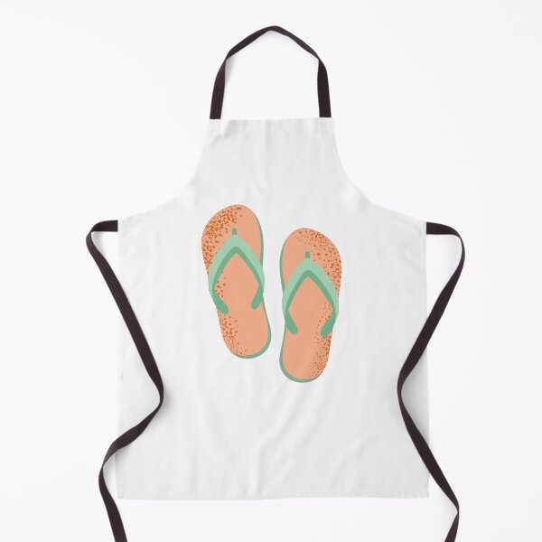 Artikelvorschau, Sommerillustration mit Streifen-Flip-Flops entworfen und verkauft von BetweenForms.