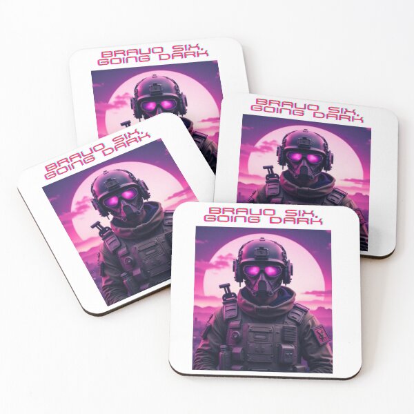 Item preview, Bravo Six Going Dark Retro Pixel Soldier designed and sold by StudioCnr.