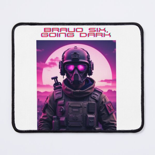 Item preview, Bravo Six Going Dark Retro Pixel Soldier designed and sold by StudioCnr.