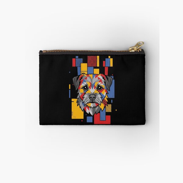 Item preview, Funny Border Terrier Colorful Blocks Geometric Art Mom Dad Kids designed and sold by FurryHavenPH.