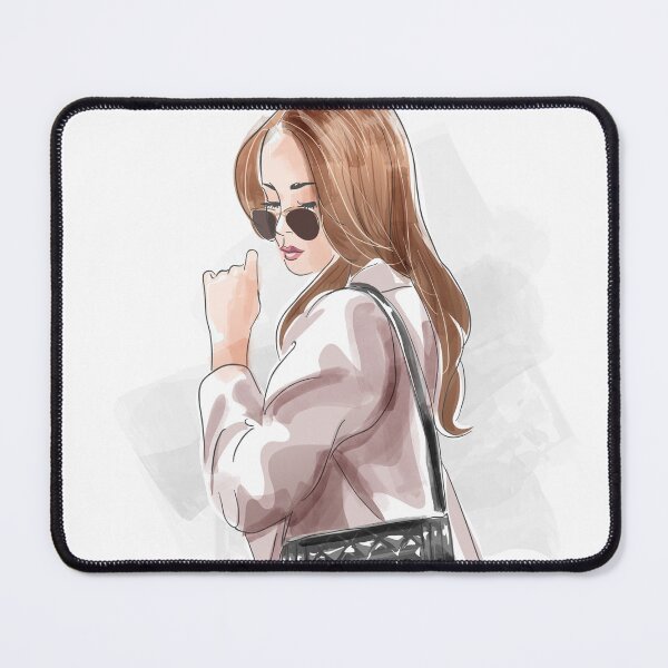 Item preview, Stylish Anime Girl with Sunglasses and Luxury Handbag designed and sold by Rogue Heart Collective™.