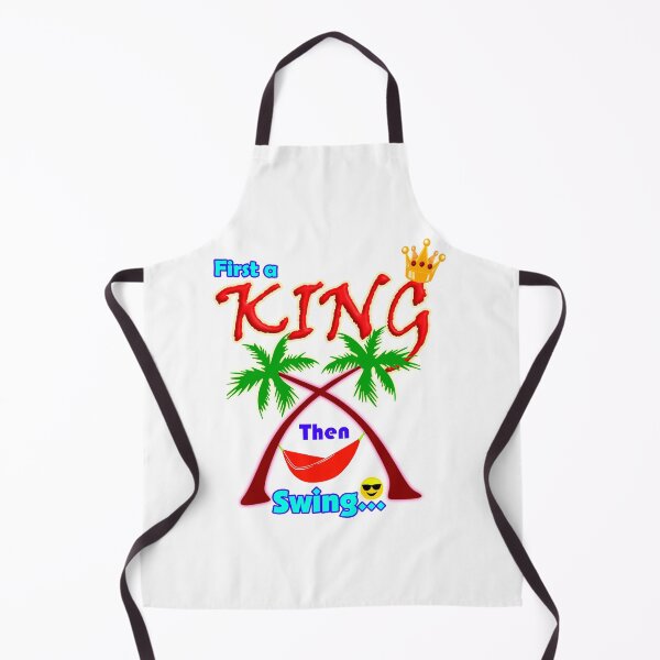 Item preview, First a King, Then Swing Funny Motivational Typography Design designed and sold by T2T-ees.