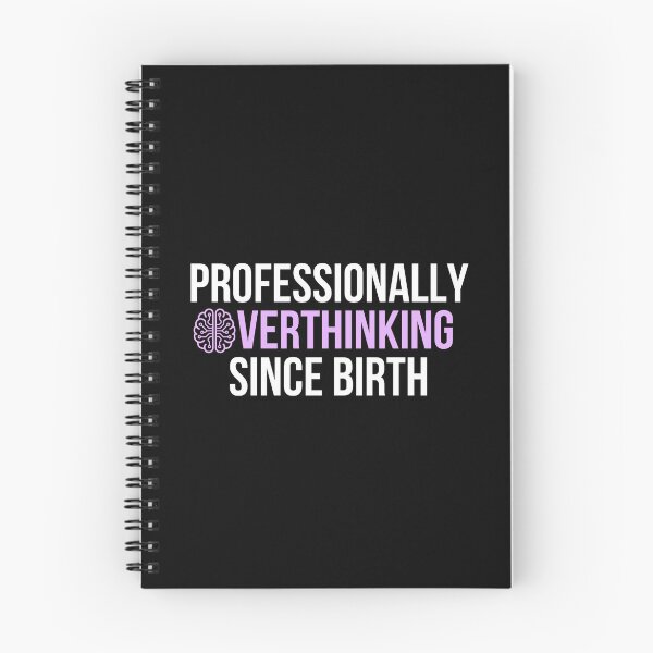 Item preview, Professionally Overthinking Since Birth Funny Anxiety T-Shirt Mental Health Humor Gift designed and sold by TongTang.