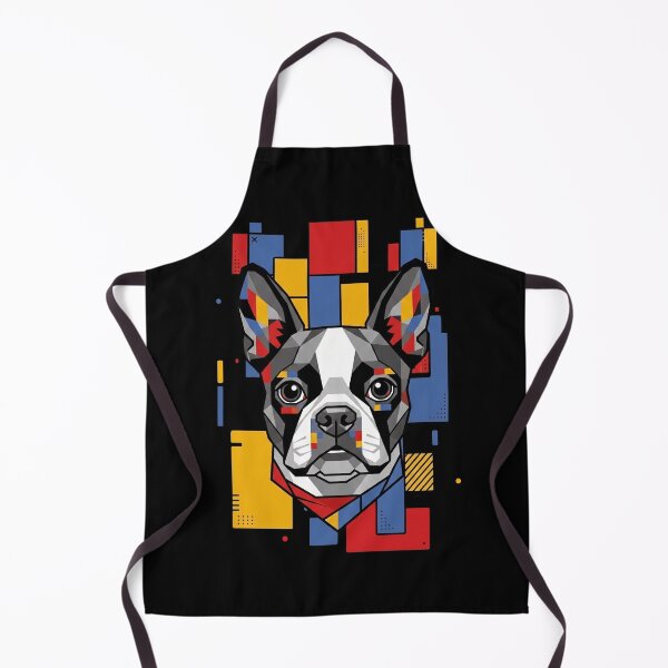 Item preview, Funny Boston Terrier Colorful Blocks Geometric Art Mom Dad Kids designed and sold by FurryHavenPH.