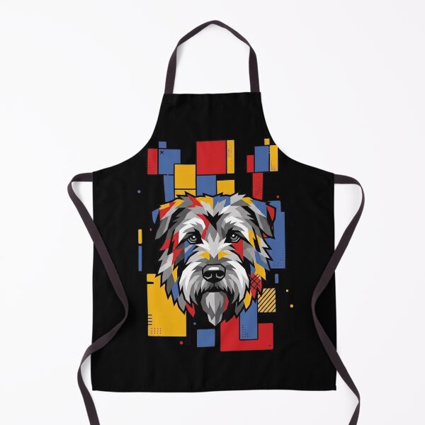 Item preview, Funny Bouvier Des Flandres Colorful Blocks Geometric Art Mom Dad Kids designed and sold by FurryHavenPH.
