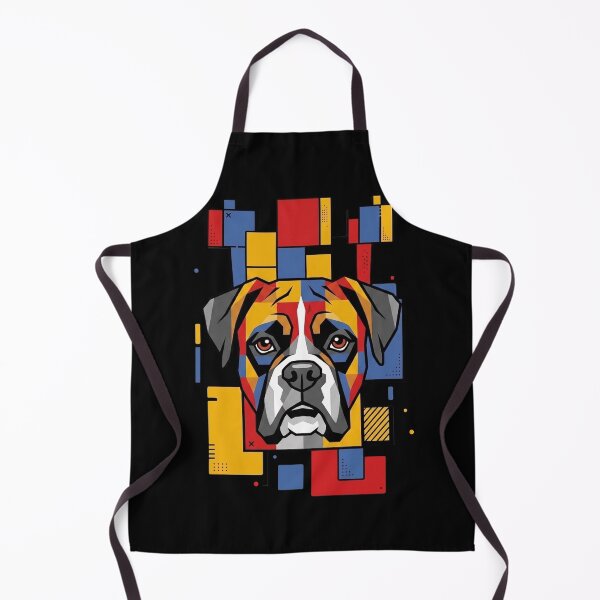 Item preview, Funny Boxer Colorful Blocks Geometric Art Mom Dad Kids designed and sold by FurryHavenPH.
