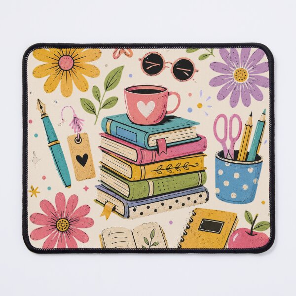 Item preview, Cute Teacher, Books, Back to School, Bookish, Book Lover Teacher, Elementary Teacher, Botanical designed and sold by Sprinkle12345.