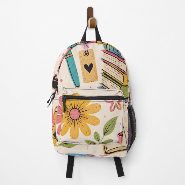 Item preview, Cute Teacher, Books, Back to School, Bookish, Book Lover Teacher, Elementary Teacher, Botanical designed and sold by Sprinkle12345.