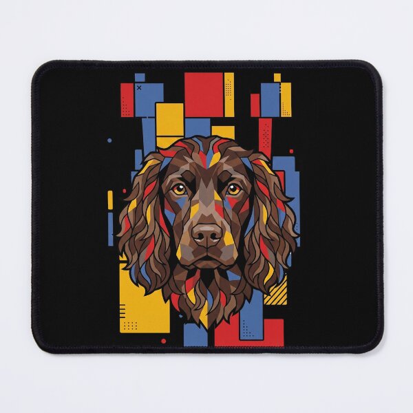 Item preview, Funny Boykin Spaniel Colorful Blocks Geometric Art Mom Dad Kids designed and sold by FurryHavenPH.