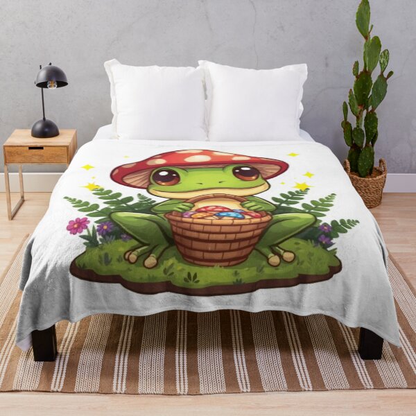 Item preview, Cute Mushroom Frog Kawaii Sticker | Cozy Cottagecore Frog Gift designed and sold by Stylestickers55.