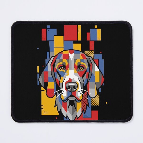Item preview, Funny Bracco Italiano Colorful Blocks Geometric Art Mom Dad Kids designed and sold by FurryHavenPH.