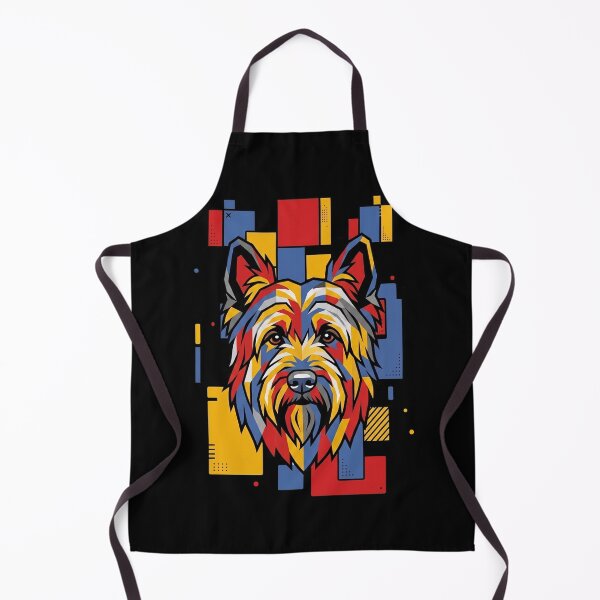 Artikelvorschau, Lustige Briard-Buntbausteine, geometrische Kunst, Mama, Papa, Kinder entworfen und verkauft von FurryHavenPH.
