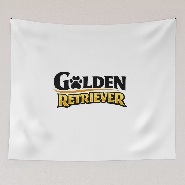 Item preview, Golden Retriever Vintage Paw Print Logo | Cute Dog Lover Gift Design designed and sold by Sahil Randhawa.