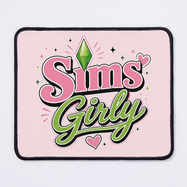 Item preview, Sims Girly | Cute Gamer Typography Design for Simulation Game Fans designed and sold by TheStephanieRome.