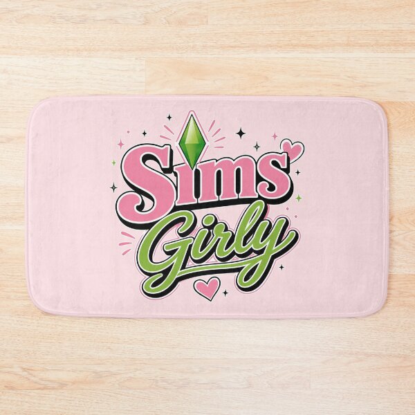 Item preview, Sims Girly | Cute Gamer Typography Design for Simulation Game Fans designed and sold by TheStephanieRome.