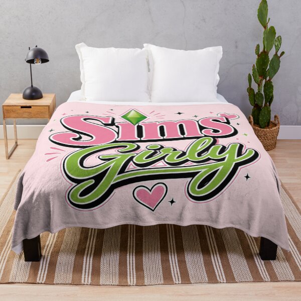 Item preview, Sims Girly | Cute Gamer Typography Design for Simulation Game Fans designed and sold by TheStephanieRome.