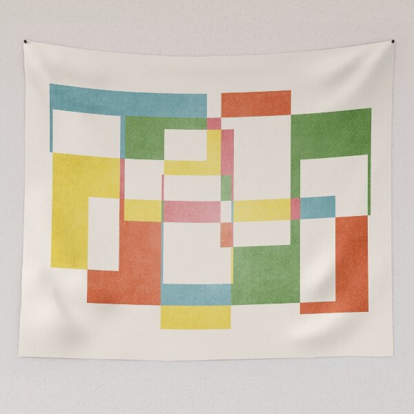Item preview, Colorful Stijl Geometric designed and sold by Claudia Dias.