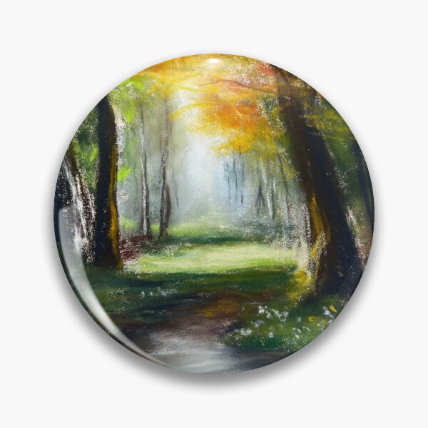 Item preview, A stream in the undergrowth designed and sold by zelmifineart.